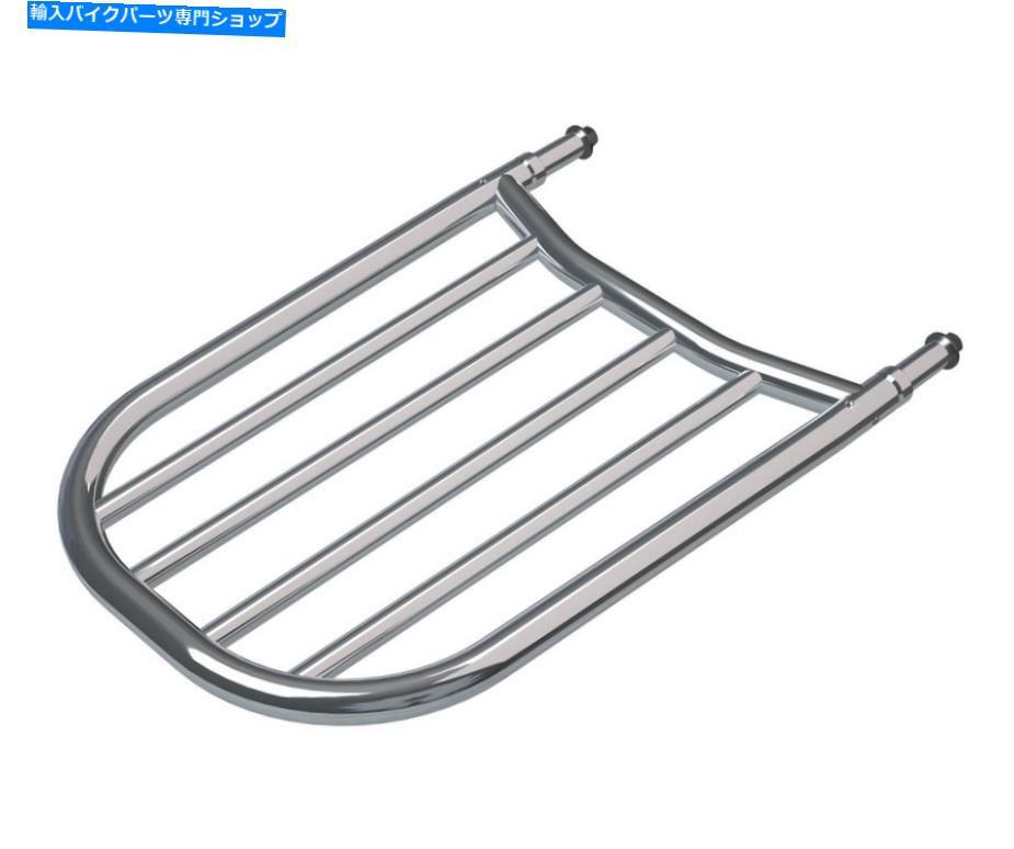 シーシーバー 2020のチャレンジャーのためのインドのオートバイクロームピナクルシスバー荷物ラック INDIAN MOTORCYCLE CHROME PINNACLE SISSY BAR LUGGAGE RACK FOR 2020 CHALLENGER【並行輸入品】