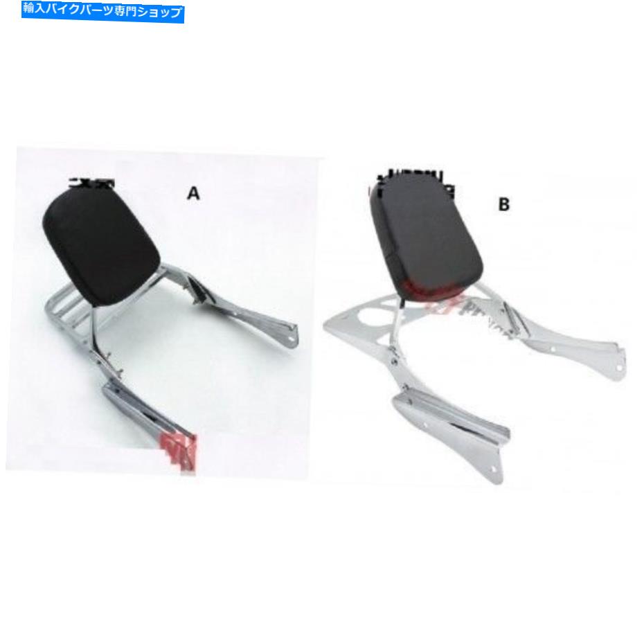 シーシーバー バックレスト・シシーバー荷物ラックキャッスンのホンダシャドウスピリットVT750DC 01-08 Backrest Sissy Bar Luggage Rack Cushion For Honda Shadow Spirit VT750DC 01-08【並行輸入品】