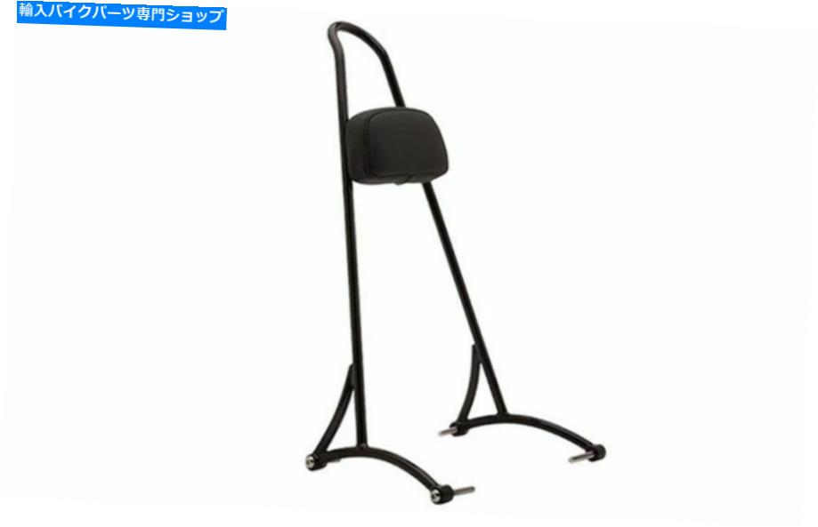 シーシーバー バリーブラックの背の高いSissy Bar Padの背もたれハーレースポーツスターXL 04-20チョッパーボッサー Burly Black Tall Sissy Bar Pad Backrest Harley Sportster Xl 04-20 Chopper Bobber【並行輸入品】｜Us Custom Parts Shop USDM