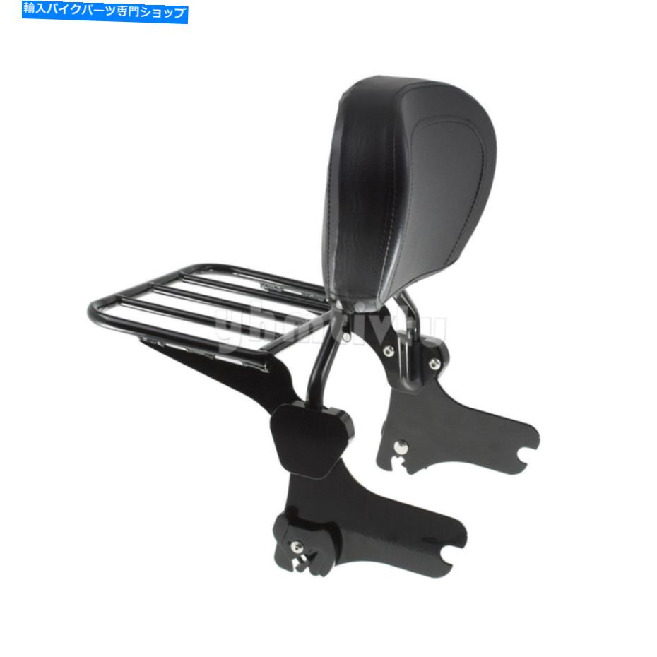 シーシーバー 黒い取り外し可能背もたれのSissy Bar荷物ラックフィットElectra Glide 1997-2008 Black Detachable Backrest Sissy Bar Luggage Rack Fit For Electra Glide 1997-2008【並行輸入品】｜Us Custom Parts Shop USDM