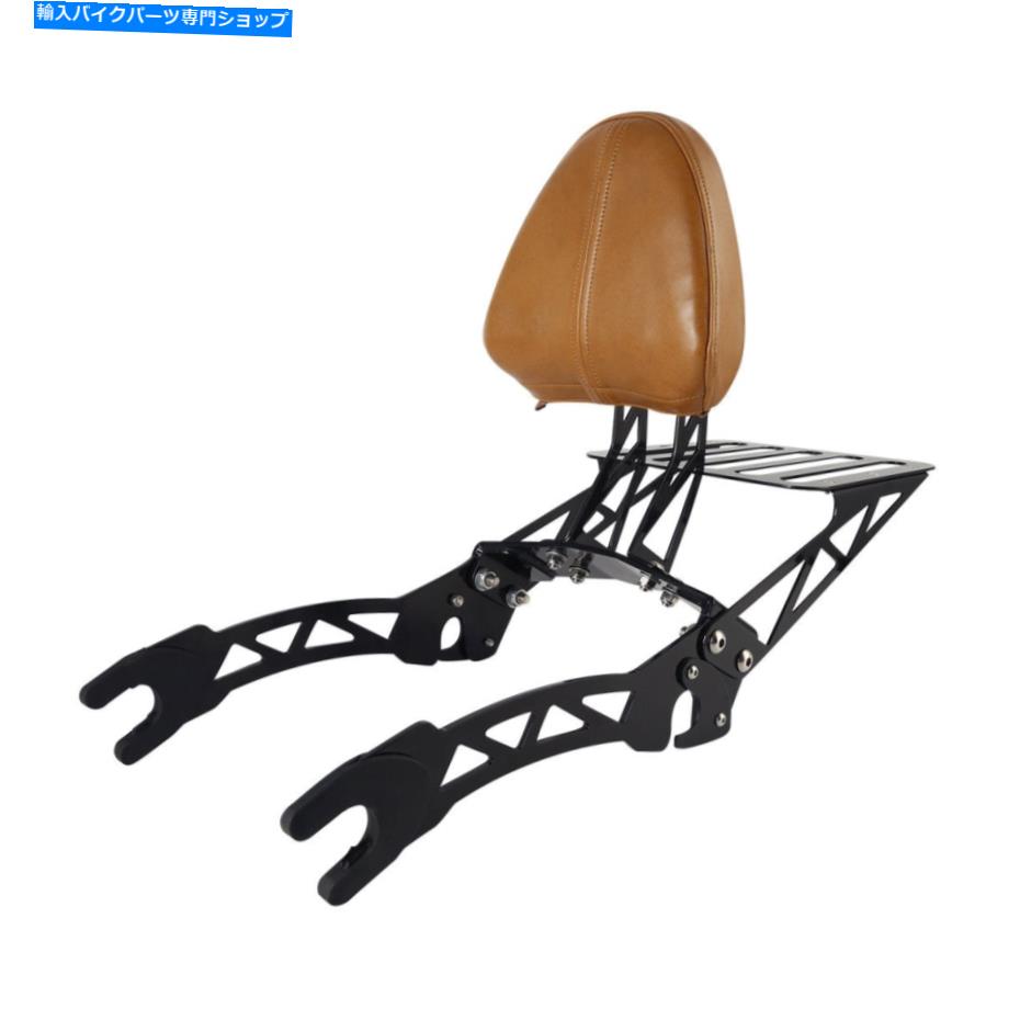 シーシーバー Indian 16-20スカウト60スカウト65-20スカウトのためのsissy bar backrest w /荷物ラックフィット Sissy Bar Backrest w/ Luggage Rack Fit For Indian 16-20 Scout Sixty 15-20 Scout【並行輸入品】