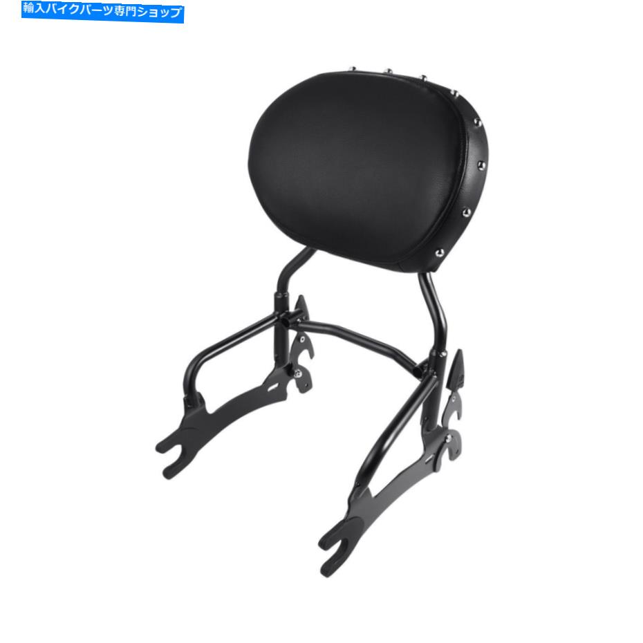 シーシーバー ブラックバックレスト・サイズのバーパッドフィットインドのチーフダークホース16-18ビンテージ14-18 Black Backrest Sissy Bar Pad Fit For Indian Chief Dark Horse 16-18 Vintage 14-18【並行輸入品】