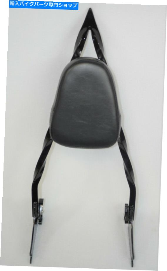 シーシーバー ブラックライン/スリムクイックリリースツイストSISSY BAR PAD-18 " Blackline/Slim Quick Release Twisted sissy bar with Pad- 18"【並行輸入品】｜Us Custom Parts Shop USDM 61,644円