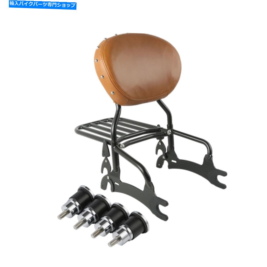 シーシーバー 背もたれのSissy Bar Rack＆Mount Spoolsはインドのチーフビンテージ2014-2018に適しています Backrest Sissy Bar Rack & Mount Spools Fit For Indian Chief Vintage 2014-2018【並行輸入品】