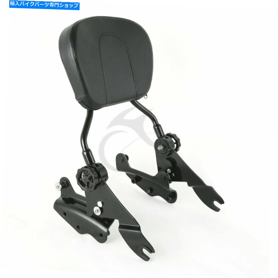 シーシーバー Sissy Bar Backrest 4ポイントドッキングキットフィットハーレーツーリングストリートグライド09-13 Sissy Bar Backrest 4 Point Docking Kit Fit For Harley Touring Street Glide 09-13【並行輸入品】