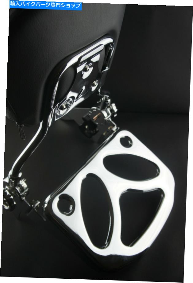 シーシーバー 2ポイントドッキングキット+背もたれのSissy Bar +荷物ラックのためのハーレーツーリング09up 2 point docking kit+ backrest sissy bar + luggage rack for Harley touring 09up【並行輸入品】