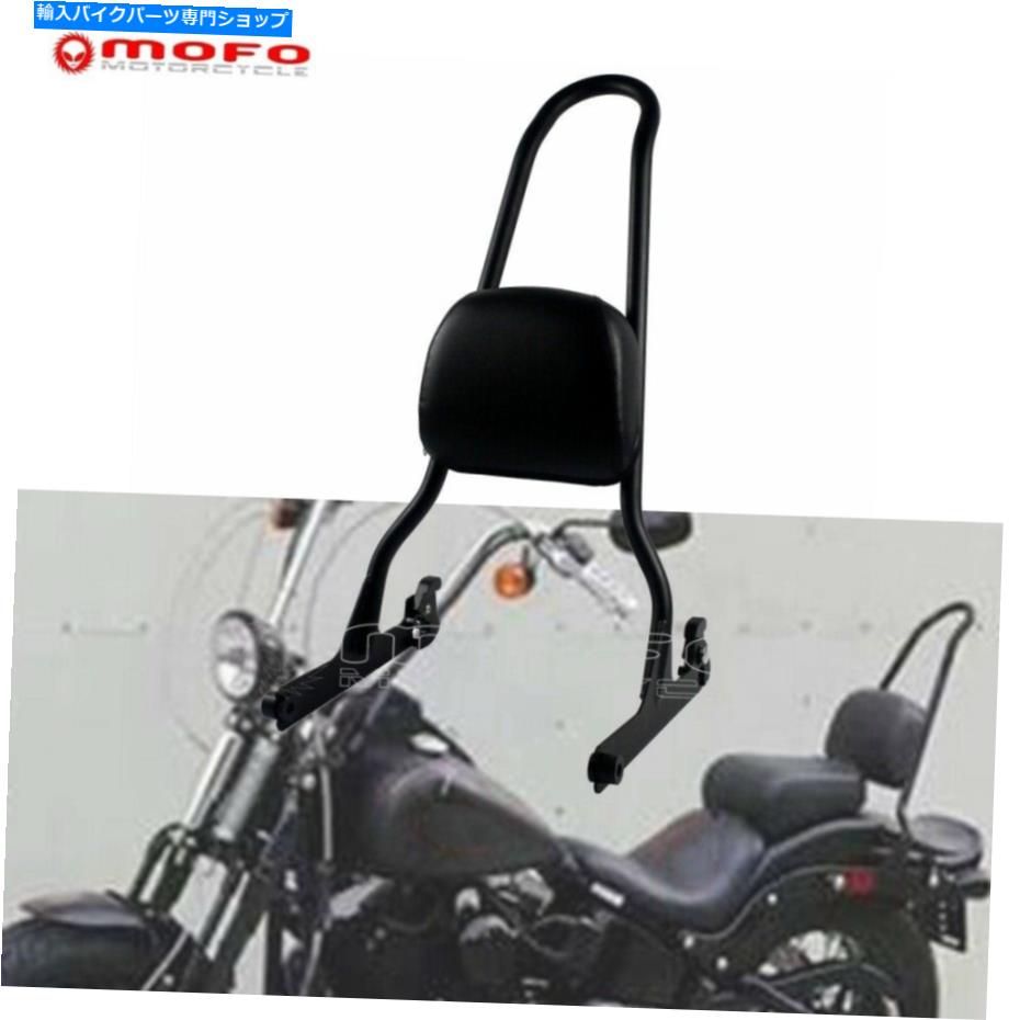 シーシーバー ハーレーソフトファットボーイFLSTF FLSTFB 07-後 Passenger Pad Sissy Bar Backrest For Harley Softail Fatboy FLSTF FLSTFB 07-Later【並行輸入品】