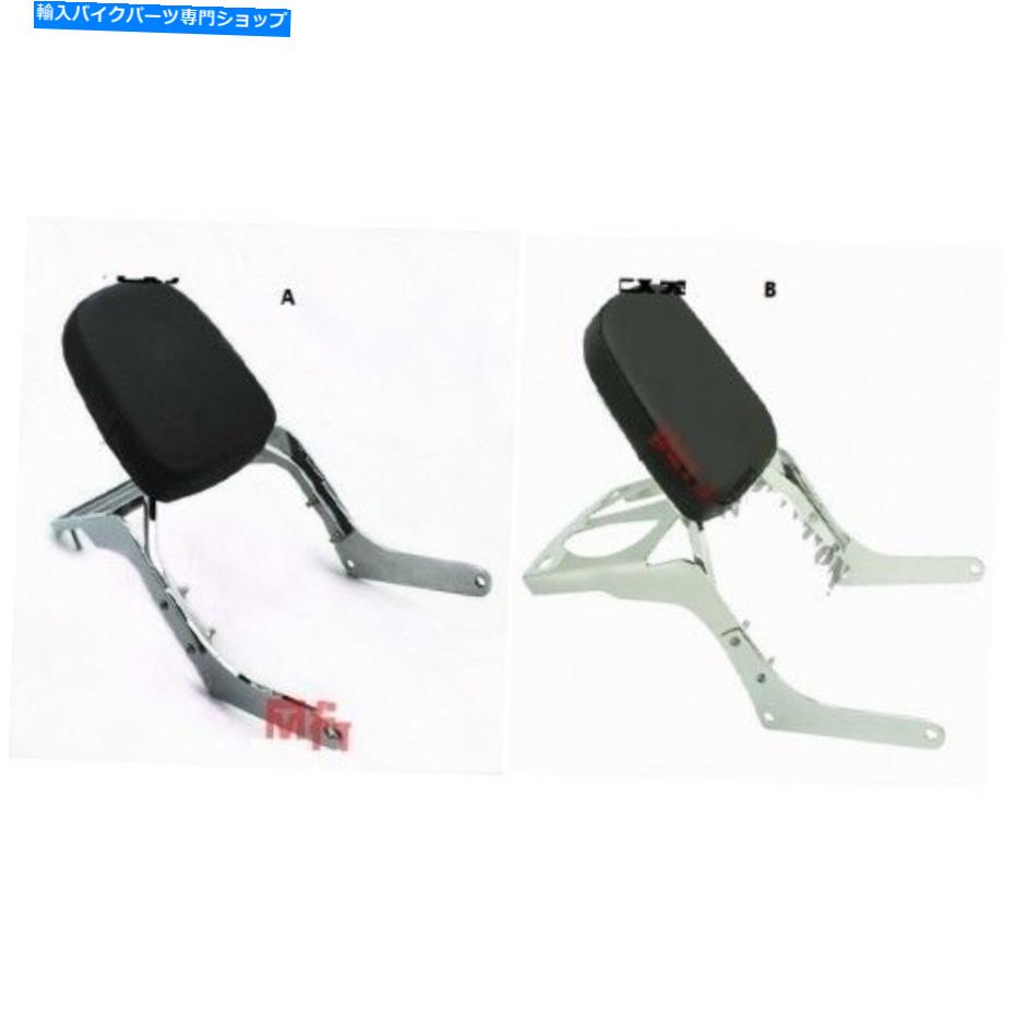 シーシーバー 背もたれのSissy Barの荷物掛けのrabel 250 CMX250 CA250のためのクッションパッドのクッションパッド Backrest Sissy Bar Luggage Rack Cushion Pad For Honda Rebel 250 CMX250 CA250【並行輸入品】