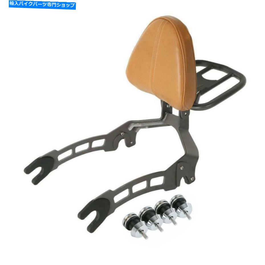 シーシーバー 旅客Sissy Barの背もたれの荷物ラックスプールはインドのスカウト2015-2020のためにフィットする Passenger Sissy Bar Backrest Luggage Rack Spools Fit For Indian Scout 2015-2020【並行輸入品】