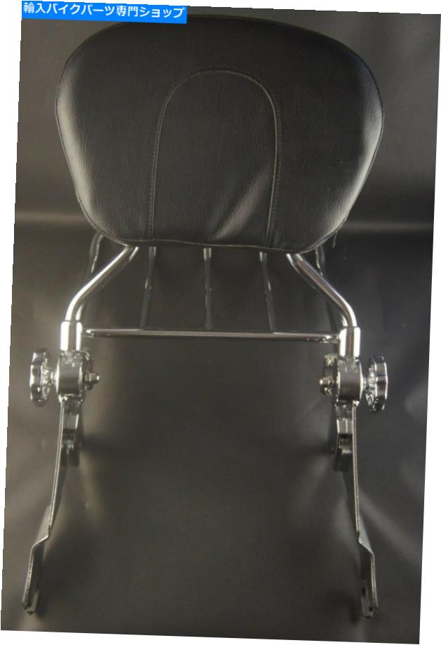 シーシーバー すべてのクロム取り外し可能システム背もたれSissy Bar Harley Davidson Touring 09 UP All Chrome Detachable System Backrest Sissy bar Harley Davidson Touring 09 UP【並行輸入品】