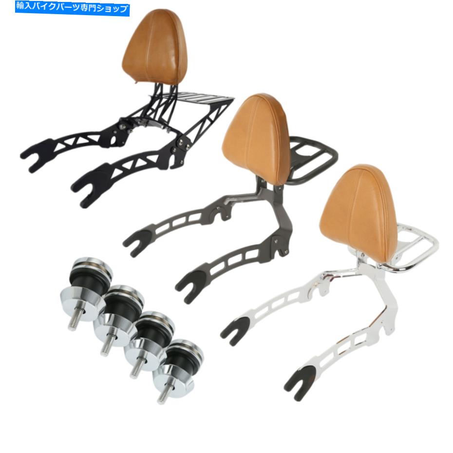 シーシーバー 旅客Sissy Barの荷物ラッククイックリリースマウントフィットインドのスカウト15-20 Passenger Sissy Bar Luggage Rack Quick Release Mount Fit For Indian Scout 15-20【並行輸入品】