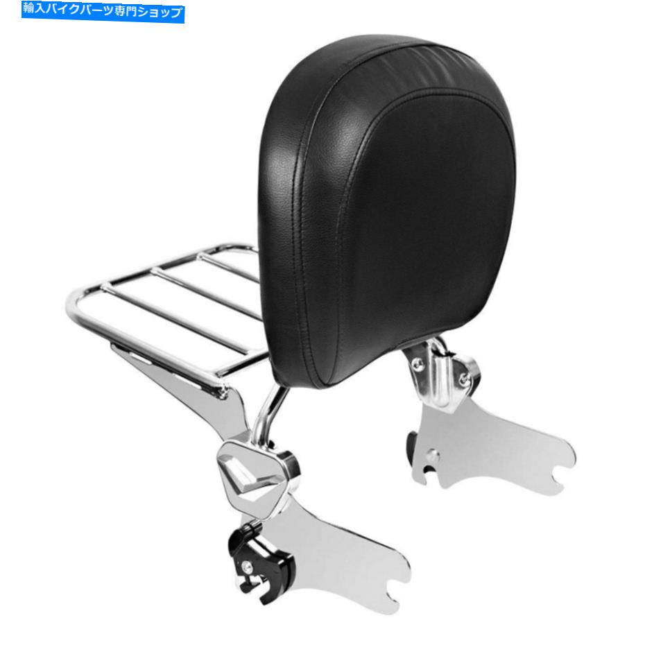 シーシーバー Harley-Davidson Road King 97-08 Chrome Deactable Sissy Bar W荷物ラック For Harley-Davidson Road King 97-08 Chrome Detachable Sissy Bar w Luggage Rack【並行輸入品】