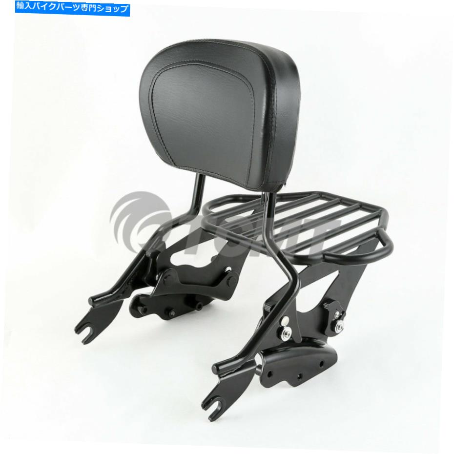 シーシーバー 荷物ラックのSissy Bar Pad W / DockingハードウェアキットフィットHarley Touring 09-13 Luggage Rack Sissy Bar Pad w/ Docking Hardware Kit Fit For Harley Touring 09-13【並行輸入品】