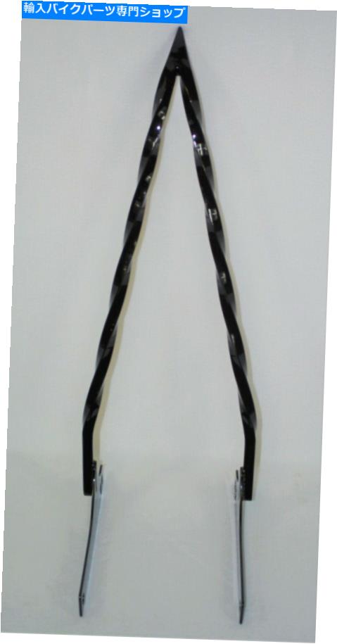 シーシーバー 2010-2017 Twisted Wide Glide / Fat Bob Sissy Bar、24 " 2010-2017 Twisted Wide Glide/Fat Bob Sissy Bar , 24"【並行輸入品】|Us Custom Parts Shop USDM