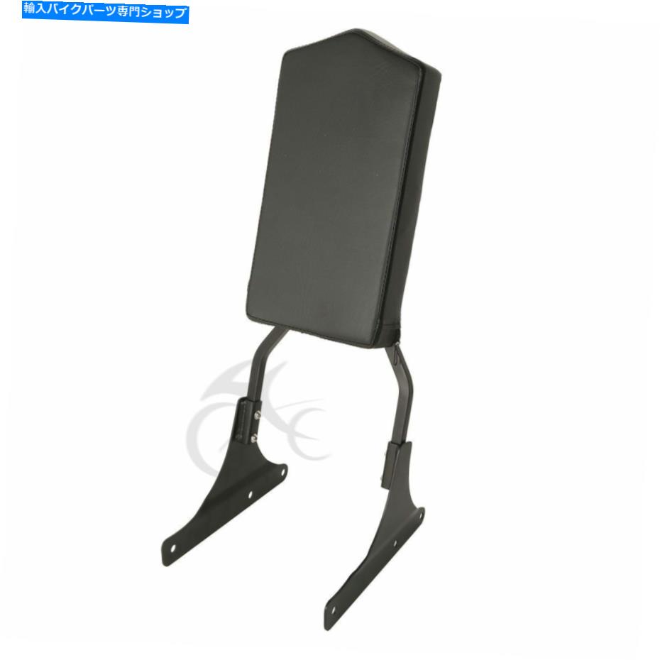 シーシーバー ブラック・シシーバー背もたれパッドフィットハーレースプリンガーソフトFXSTS 1988-2005 04 Black Sissy Bar Backrest Pad Fit For Harley Springer Softail FXSTS 1988-2005 04【並行輸入品】