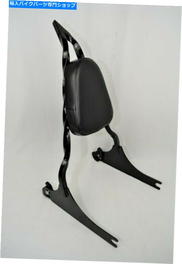 シーシーバー PAD- 18 "とともに広い滑り/脂肪BobクイックリリースツイストSissy Bar" 2010-2017 Wide Glide/Fat Bob Quick Release Twisted Sissy Bar WITH PAD- 18"【並行輸入品】｜Us Custom Parts Shop USDM