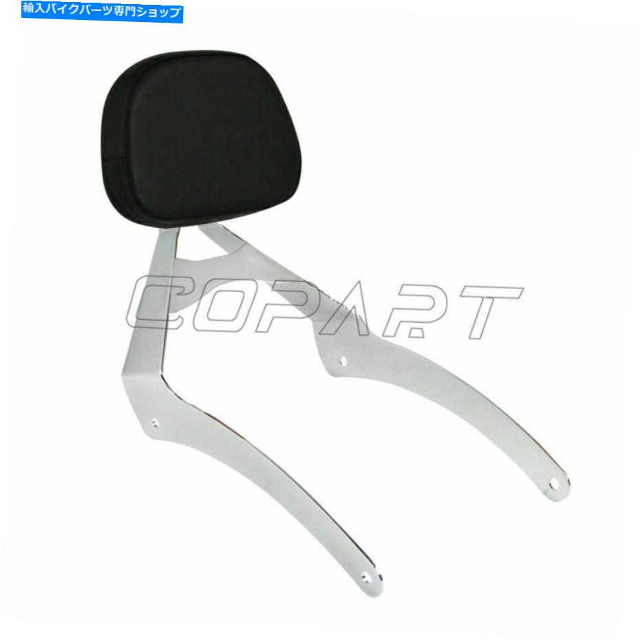 シーシーバー ブラック＆クロムシスバーバーw /バックレストブラックパッド2015-2018 60 Black & Chrome Sissy Bar w/ Backrest Black Pad For Indian Scout 2015-2018 Sixty【並行輸入品】
