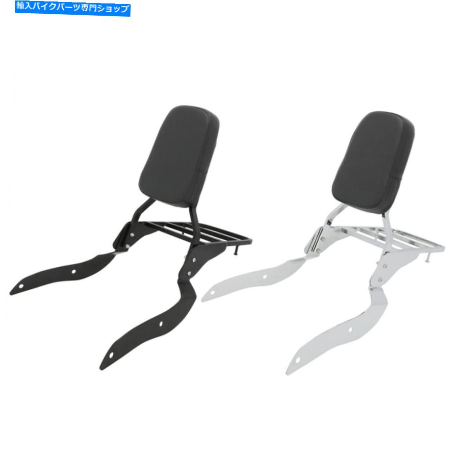 シーシーバー ヤマハXV1700ロードスター戦士のための荷物ラックと背もたれの小さなバー Backrest Sissy Bar with Luggage Rack For Yamaha XV1700 Road Star Warrior 2002-up【並行輸入品】｜Us Custom Parts Shop USDM