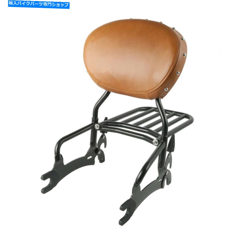 シーシーバー バックレスト・サイズバー＆パッド荷物ラックフィットインドチーフクラシックビンテージ14-18 Backrest Sissy Bar &Pad Luggage Rack Fit For Indian Chief Classic Vintage 14-18【並行輸入品】｜Us Custom Parts Shop USDM