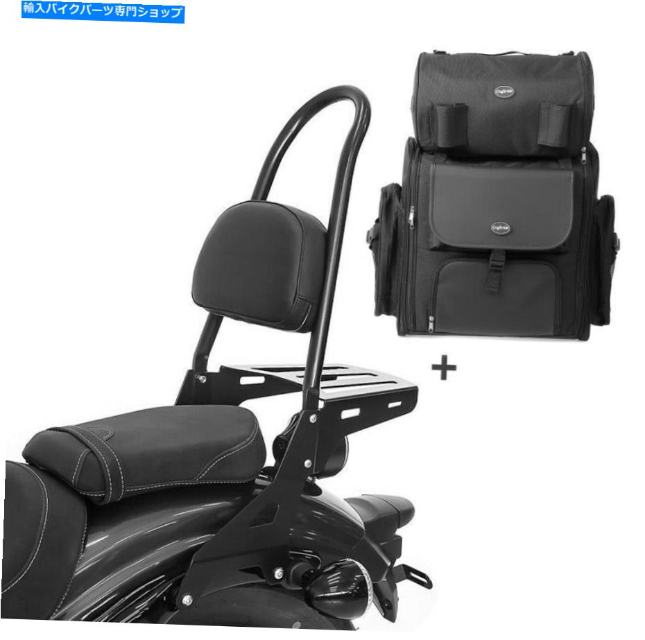 シーシーバー インドのスカウト/ 60のためのSissy Bar CSL +テールバッグ Sissy Bar CSL + Tail Bag for Indian Scout / Sixty 15-21 with rack【並行輸入品】