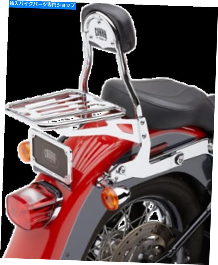 シーシーバー COBRA 602-2001取り外し可能なSissy Bar Kits Chrome Cobra 602-2001 Detachable Sissy Bar Kits Chrome【並行輸入品】
