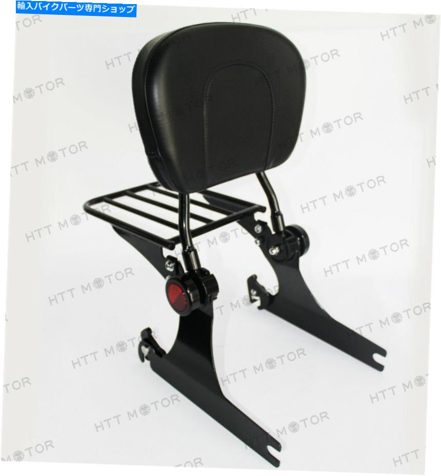 シーシーバー 調節可能な背もたれのSissy Barの荷物ラックのためのハーレー02-05 FXD Dyn??aスーパーグライド Adjustable Backrest Sissy Bar Luggage rack For Harley 02-05 FXD Dyna Super Glide【並行輸入品】