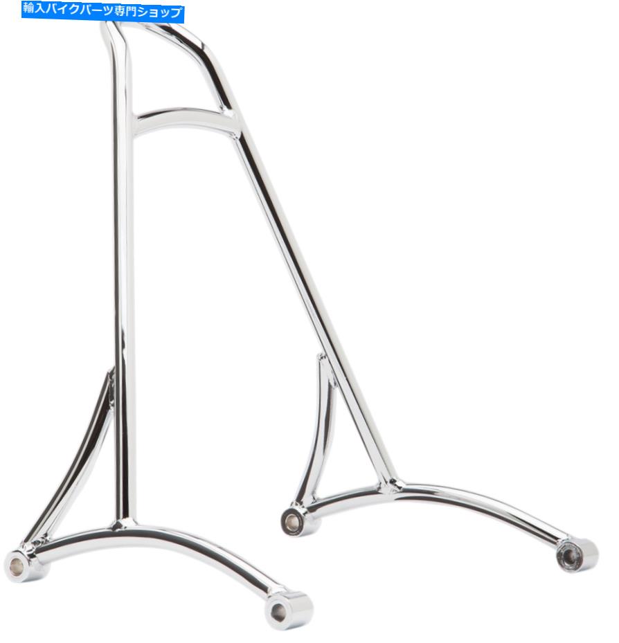 シーシーバー バリーブランド - B13-1504C - Sissy Bar、13インチ。ショート - クロムハーレー - デビッドソンストリート Burly Brand - B13-1504C - Sissy Bar, 13in. Short - Chrome Harley-Davidson Street【並行輸入品】