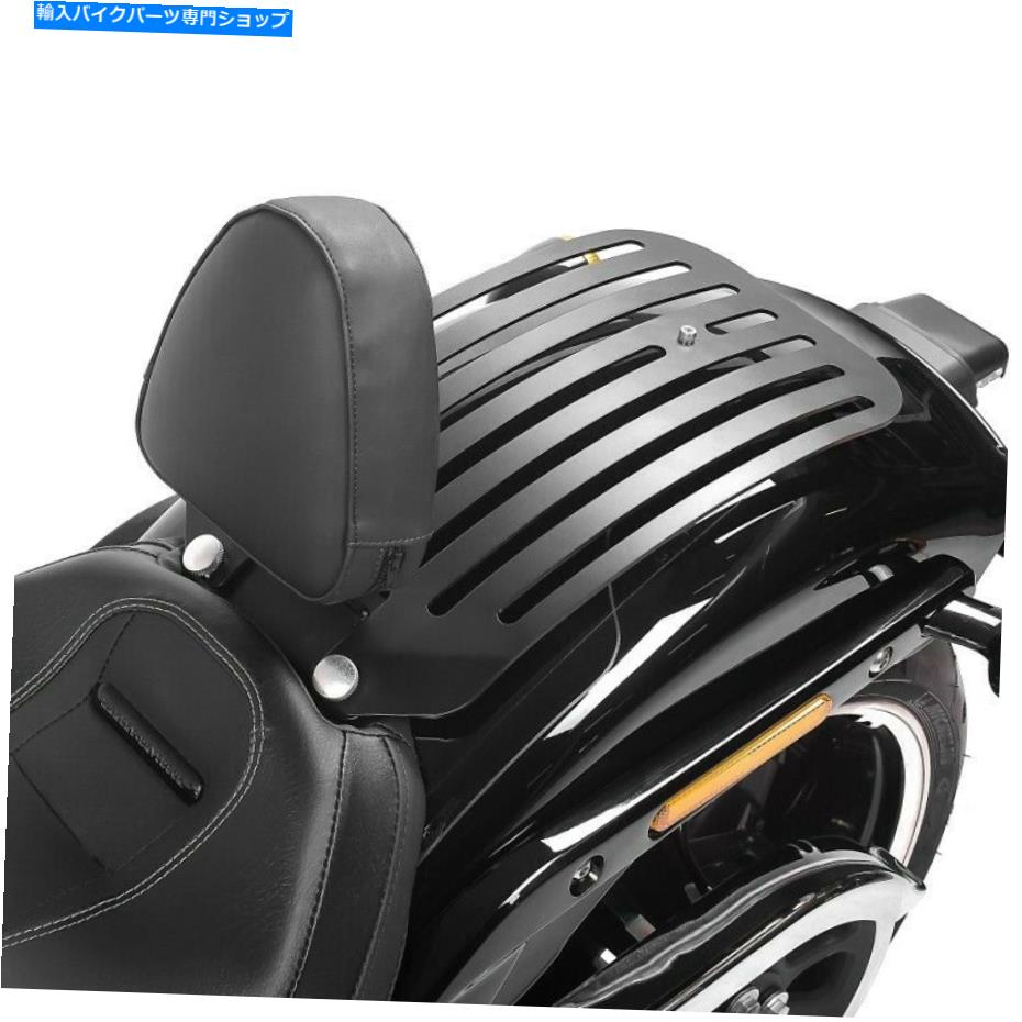 シーシーバー ハーレーブレイクアウト/ 114 18-20 Sissy Barのためのドライバーの背もたれと荷物棚を設定 Set Driver backrest and Luggage Rack for Harley Breakout / 114 18-20 Sissy Bar【並行輸入品】