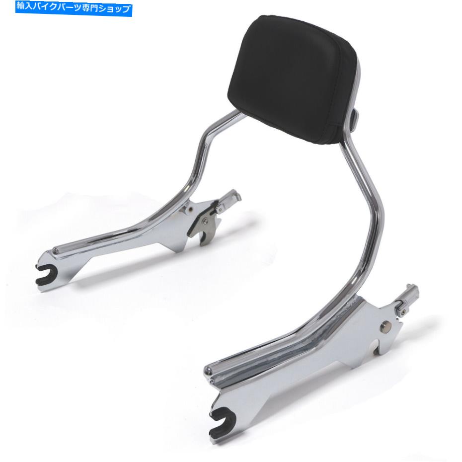 シーシーバー 2018-21ハーリーFLFB FLFBS FXBR RXBRS Chrome HoldFast SissybarバックレストW / PAD For 2018-21 Harley FLFB FLFBS FXBR RXBRS Chrome Holdfast SissyBar Backrest w/Pad【並行輸入品】