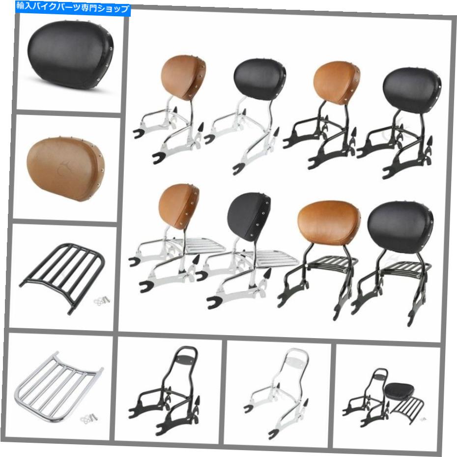 シーシーバー Indien Classic Vintage 2014-2019のためのSissy Barの背もたれのパッドの荷物棚 Sissy Bar Backrest Pad Luggage Rack For Indian Chief Classic Vintage 2014-2019【並行輸入品】