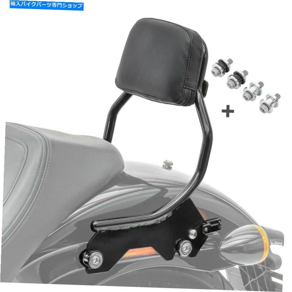 シーシーバー ドッキングキットブラック付きハーレーソフトデラックス18-20 x Sissy bar for Harley Softail Deluxe 18-20 XS with Docking Kit black【並行輸入品】