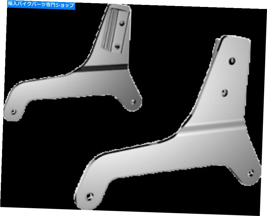 シーシーバー Drag Specialties Sissy BarサイドプレートサイズChrome Round 1504-0067 Drag Specialties Sissy Bar Side Plates Size Chrome Round 1504-0067【並行輸入品】