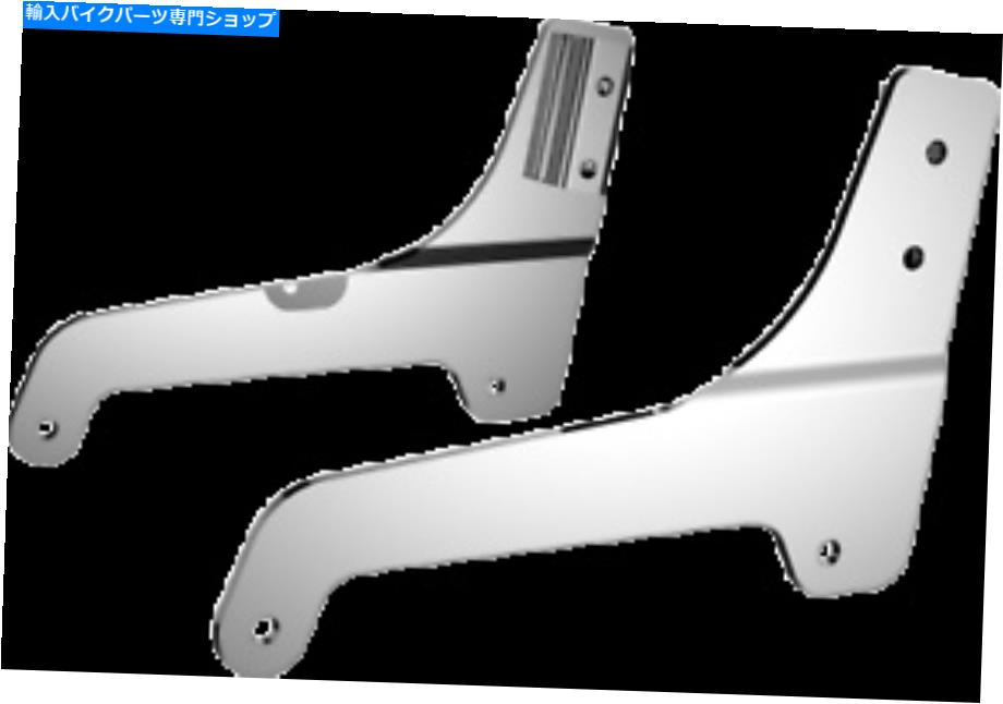 シーシーバー Drag Specialties Sissy Barサイドプレートサイズクロームラウンド1504-0068 Drag Specialties Sissy Bar Side Plates Size Chrome Round 1504-0068【並行輸入品】