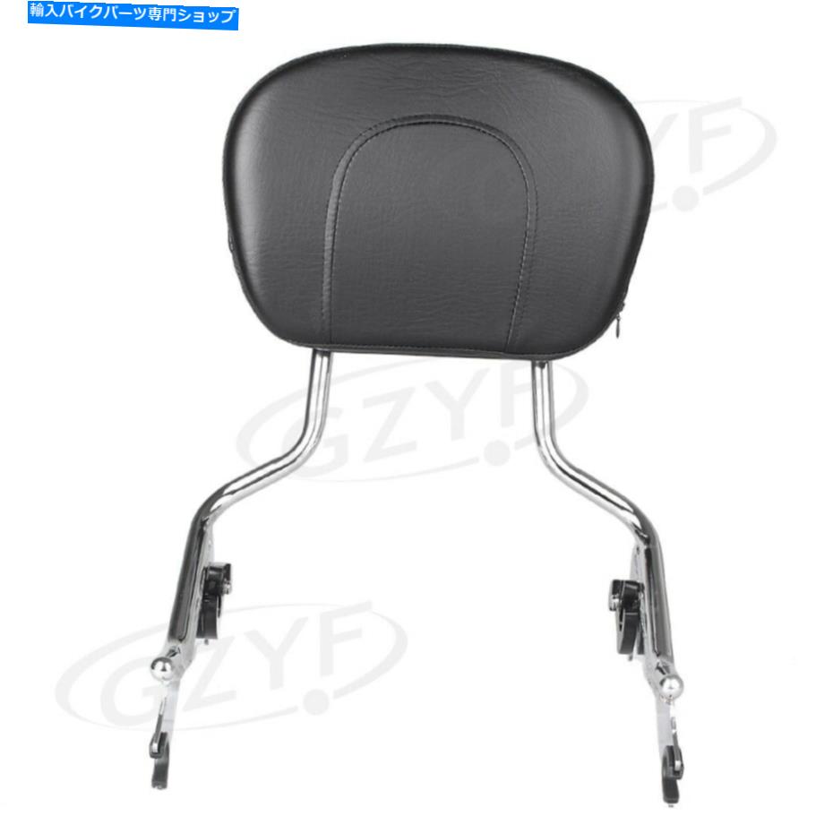 シーシーバー 旅客Sissy Barバックレストパッドフィットツーリングストリートグライドロードキングフリル2008-16 Passenger Sissy Bar Backrest Pad Fit Touring Street Glide Road King FLHR 2008-16【並行輸入品】