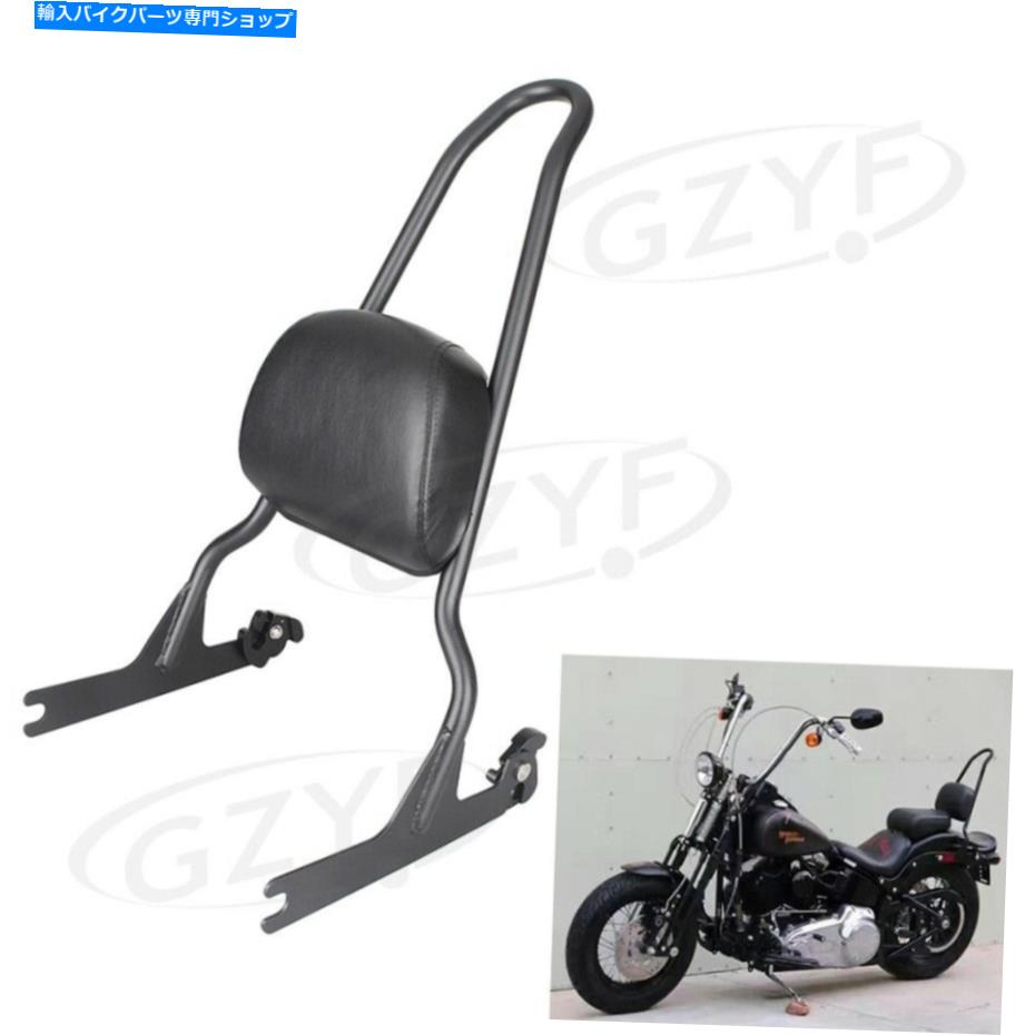 シーシーバー ブラックバックレスト・シーシーバーW /ハーリー・ソフィタイル2016&Fatboy 2007 2008アップ Black Backrest sissy bar w/pad For Harley Sofitail 2016-up &Fatboy 2007 2008-up【並行輸入品】|Us Custom Parts Shop USDM
