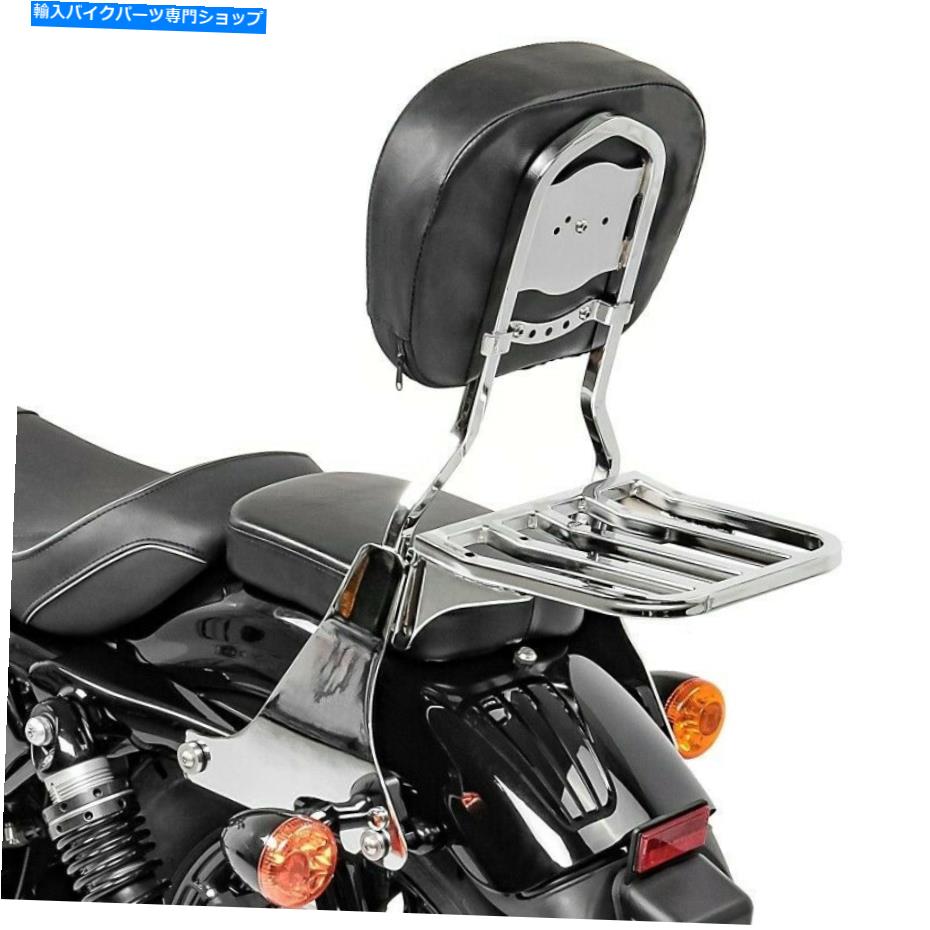 シーシーバー ハーレーダビッドソンスポーツスター1200ロードスター04-08クロムのためのSissy Bar +荷物ラック Sissy Bar+luggage rack for Harley Davidson Sportster 1200 Roadster 04-08 Chrome【並行輸入品】