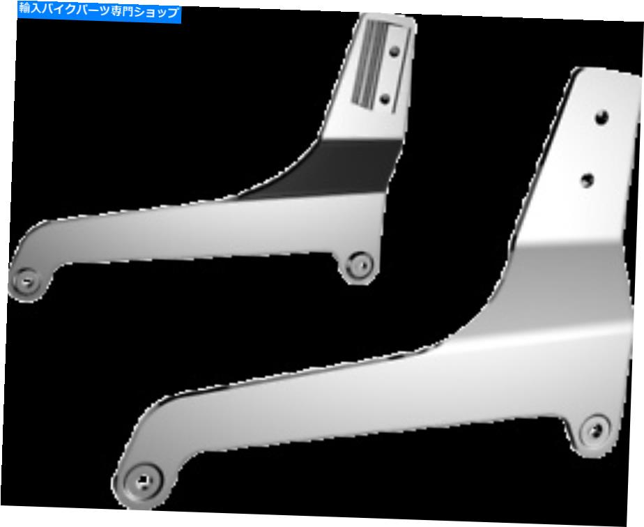シーシーバー ドラッグスペシャリ - 1504-0066 Sissy Barサイドプレートハーレー18-20 FLFBクロム Drag Specialties - 1504-0066 Sissy Bar Side Plates Harley 18-20 FLFB Chrome【並行輸入品】