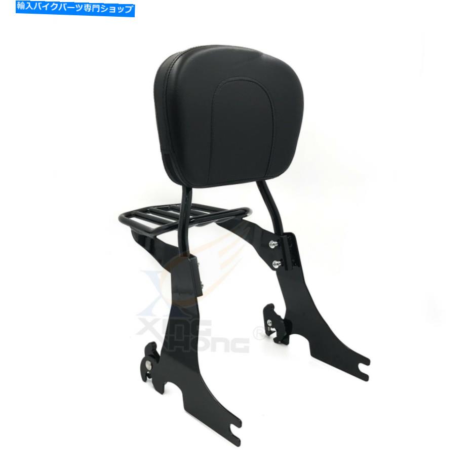 シーシーバー ハーリースポーツスター94-99のための黒い取り外し可能なSissybarの背もたれの荷物ラック Black Detachable sissybar backrest luggage rack For Harley Sportster 94-99【並行輸入品】