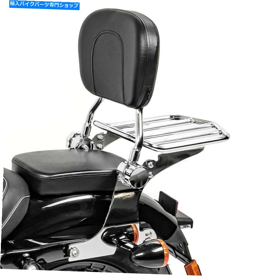 シーシーバー ハーレースポーツスター1200 CBカスタム13-17 CHのためのリアラックの取り外し可能なSISSYバー Sissy Bar with Rear Rack detachable for Harley Sportster 1200 CB Custom 13-17 ch【並行輸入品】