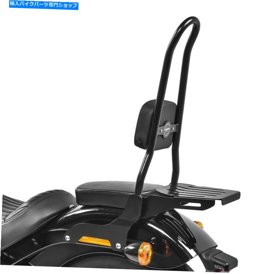 シーシーバー ハーレーソフトティールストリートボブ18-20荷物ラックブラックのためのsissy bar cxlの修正 Sissy bar CXL Fix for Harley Softail Street Bob 18-20 luggage rack black【並行輸入品】