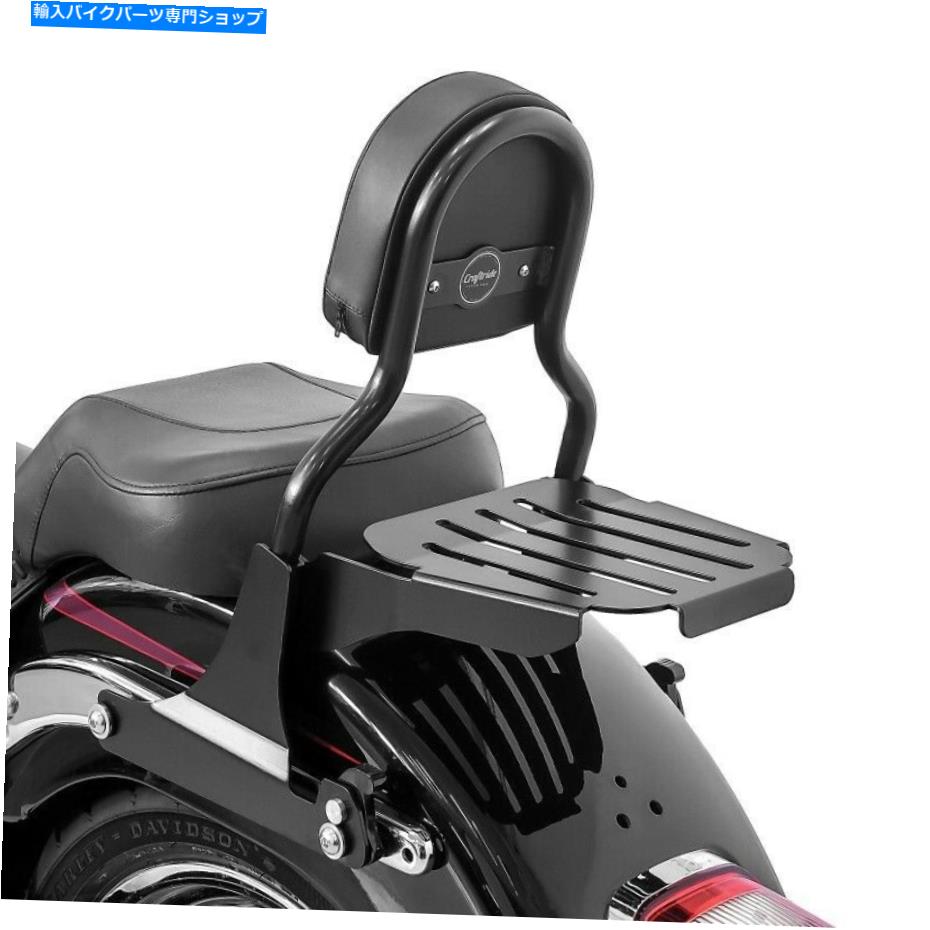 シーシーバー Sissy Bar Cl W。 Harley-Davidsonの荷物ラック07-17ブラック Sissy bar CL w. luggage rack for Harley-Davidson Softail 07-17 black【並行輸入品】｜Us Custom Parts Shop USDM