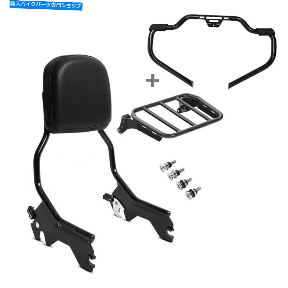 シーシーバー STS22 Sissybar +ラック+キット+クラッシュバーのハーレーソフト18-20 Set STS22 Sissybar + Rack + Kit + Crash bar for Harley Softail 18-20【並行輸入品】