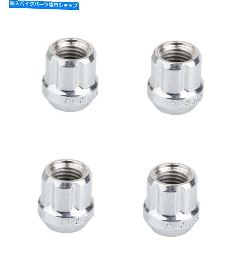 クロームパーツ MSAスプラインドライブ開いたエンドテーパーラグナット12mm x 1.50mmの糸ピッチクロム MSA Spline Drive Open End Tapered Lug Nut 12mm x 1.50mm Thread Pitch Chrome【並行輸入品】