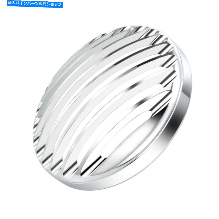 クロームパーツ クロムヘッドライトグリルカバーハーレースポーツスターXL883 2004-2014 Chrome Headlight Grill Cover Aluminum Fit for Harley Sportster XL883 2004-2014【並行輸入品】