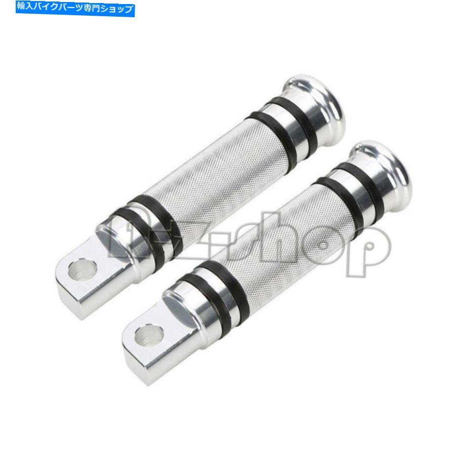 クロームパーツ Harley Touring Sportster SoftailライダーのためのChrome CNC刻んだ足のペグの足首 Chrome CNC Knurled Foot Peg Footpegs for Harley Touring Sportster Softail Rider【並行輸入品】|Us Custom Parts Shop USDM