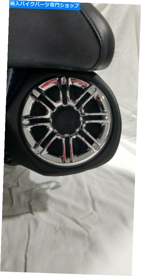 クロームパーツ スピーカーカバー6 "ラウンドツーリングエレクトラグライド97-13 One set of speaker covers 6" round Touring Electra Glide 97-13【並行輸入品】|Us Custom Parts Shop USDM