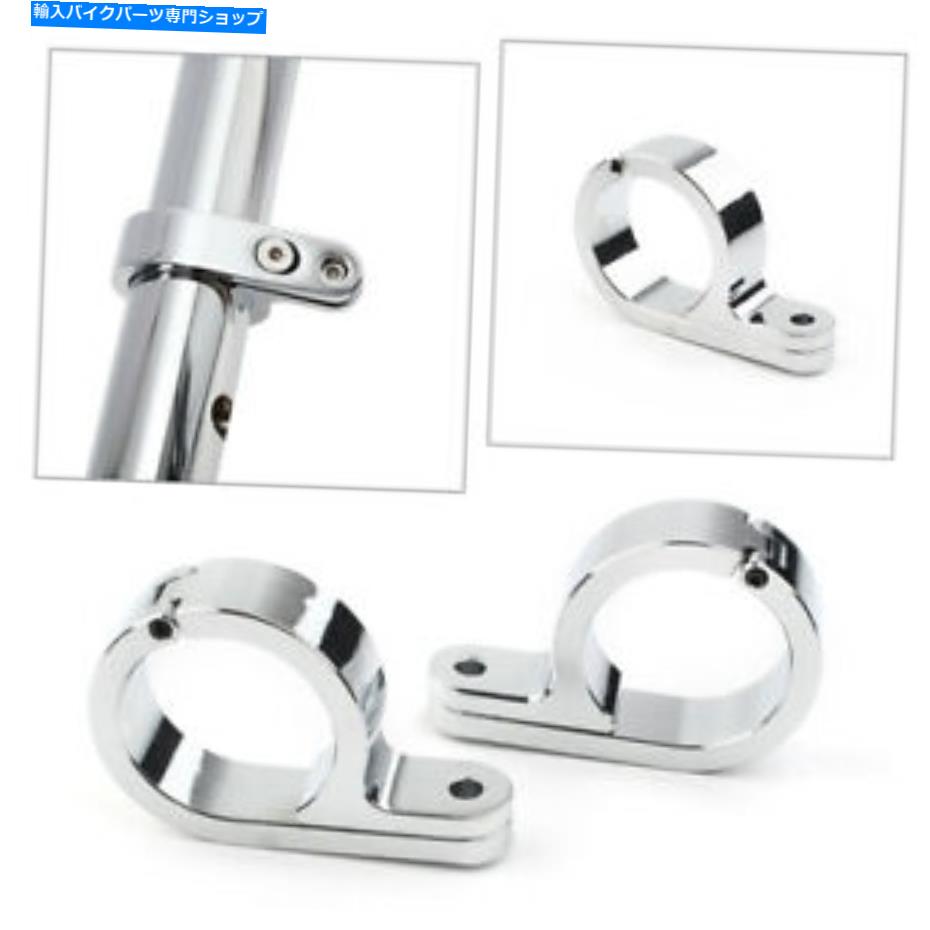 クロームパーツ 1 1/4 "32mm ChromeハンドルバーマウントクランプクロックワイドグライドXL883 1200 1 1/4" 32mm Chrome Handlebar Mounts Clamp Clock For Harley Wide Glide XL883 1200【並行輸入品】|Us Custom Parts Shop USDM