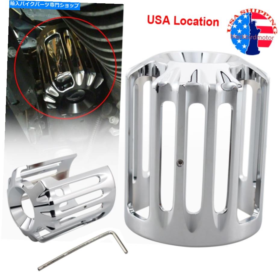 クロームパーツ ハーレーツーリングストリートエレクトラグライドのためのChrome CNCオイルフィルターカバーキャップトリム Chrome CNC Oil Filter Cover Cap Trim For Harley Touring Street Electra Glide【並行輸入品】｜Us Custom Parts Shop USDM