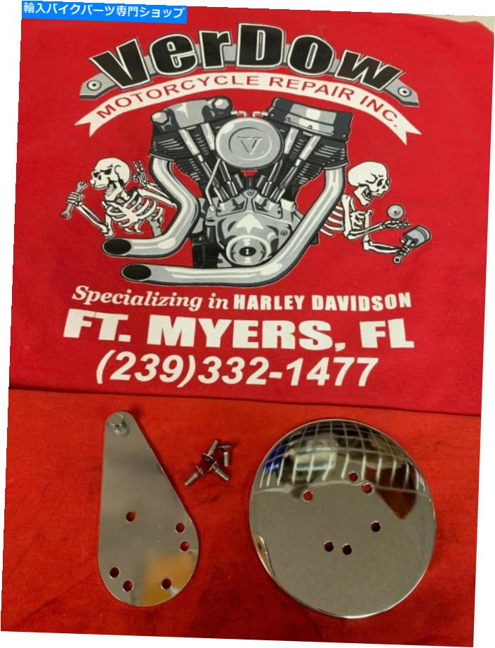 クロームパーツ ハーレーダビッドソンスタイルクロームレッチカバー HARLEY DAVIDSON STYLE CHROME RETCHET COVER【並行輸入品】