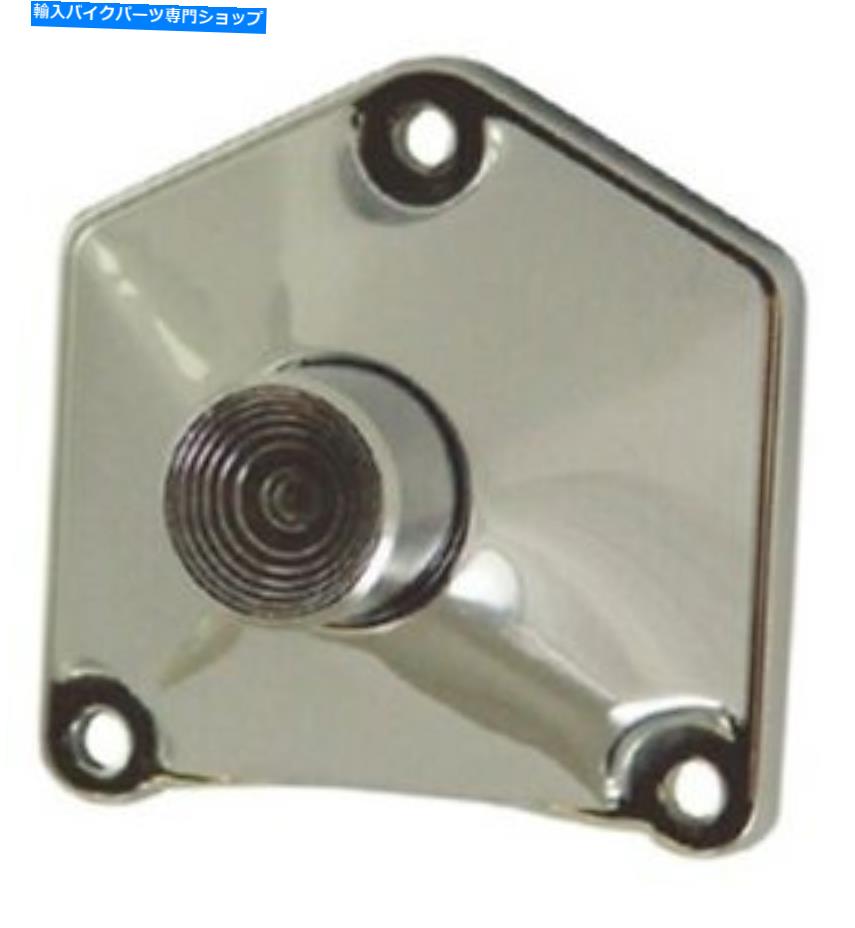 クロームパーツ 17758クロームソレノイドカバースターターボタンビッグツイン91 17758 CHROME SOLENOID COVER STARTER BUTTON BIG TWIN 91-LATER【並行輸入品】